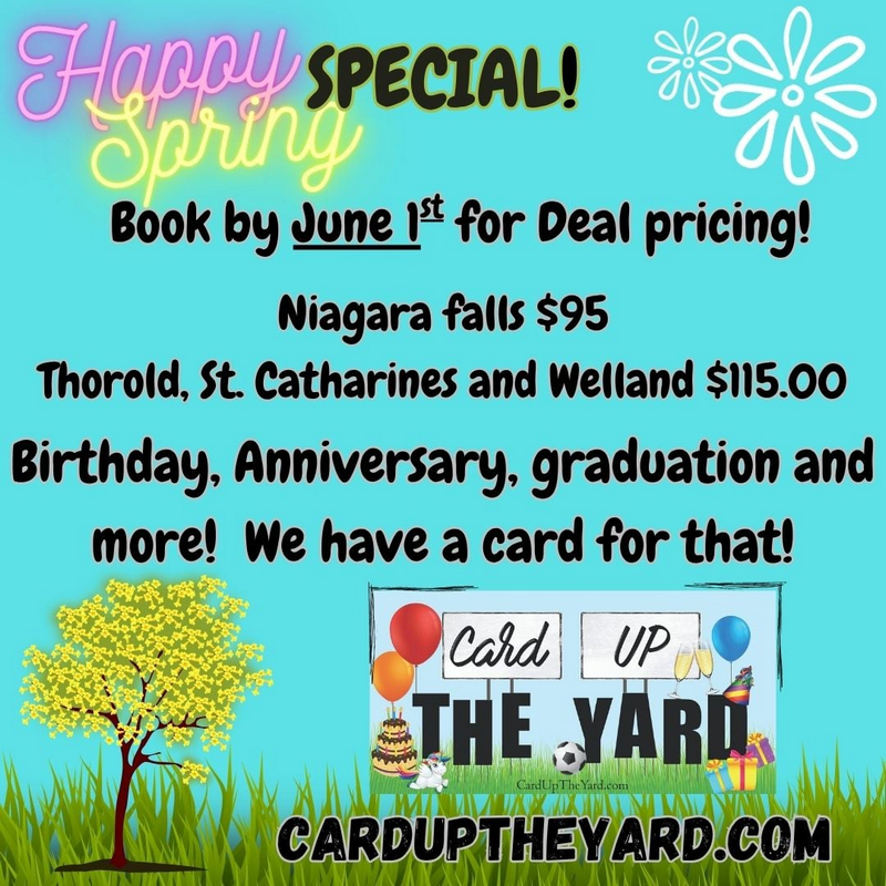 Spring Specials